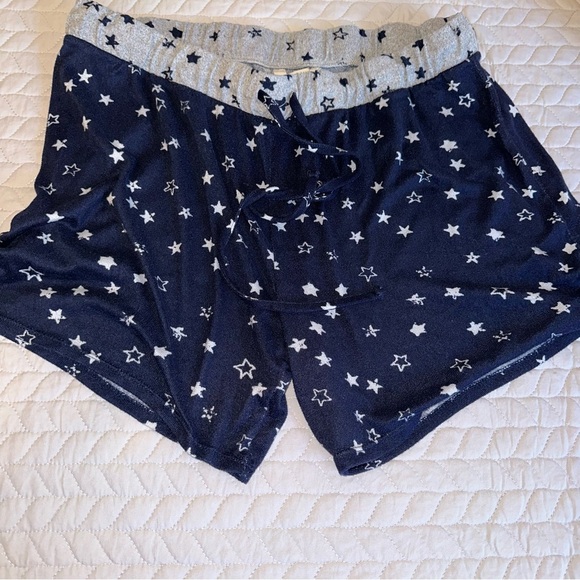 ⭐️⭐️ LUCKY BRAND 4 pc pajama set short sleeve sleeveless top shorts pants XL pjs - Picture 5 of 6